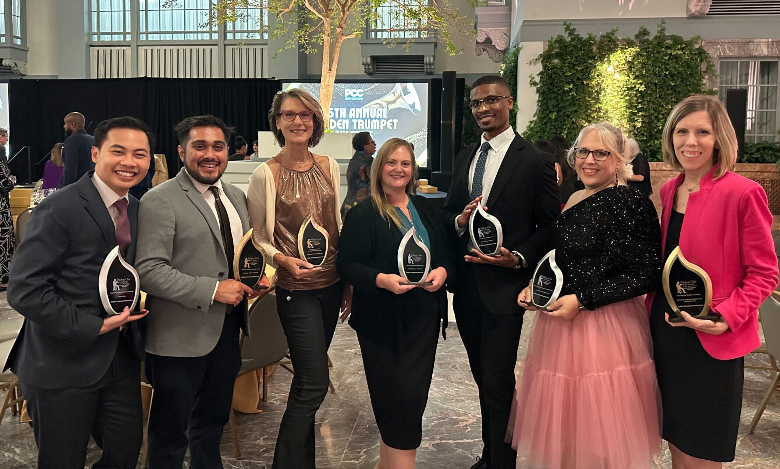 PCI Client Programs Win Seven PCC Golden Trumpet Awards