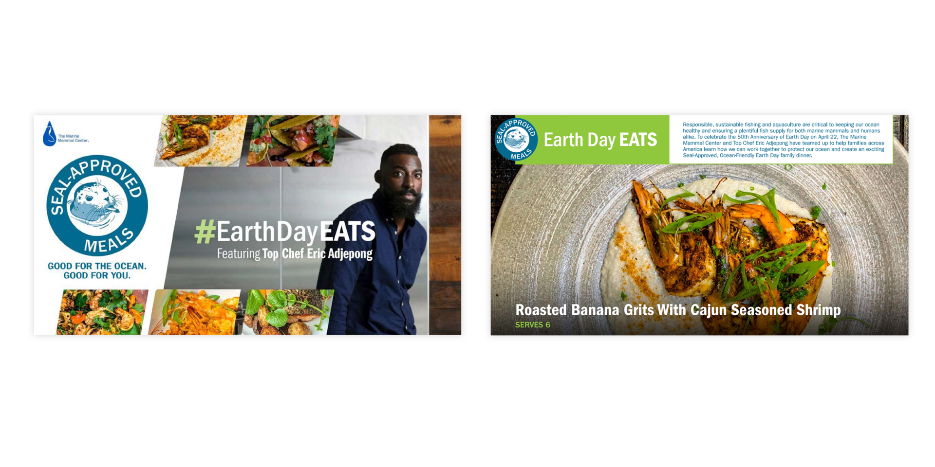 Seal Approved Meals Campaign Earth Day Eats Social Graphics