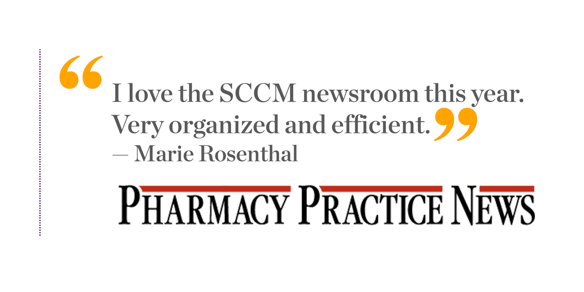 SCCM Pharmacy Practice News Qoute